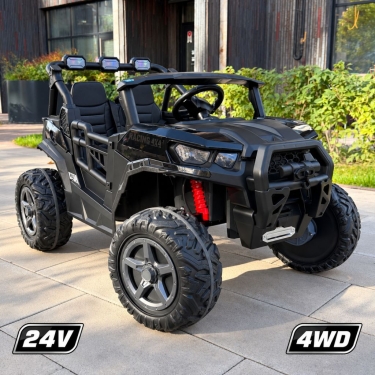 Детский электромобиль Багги BBH056 24V 4WD черный
